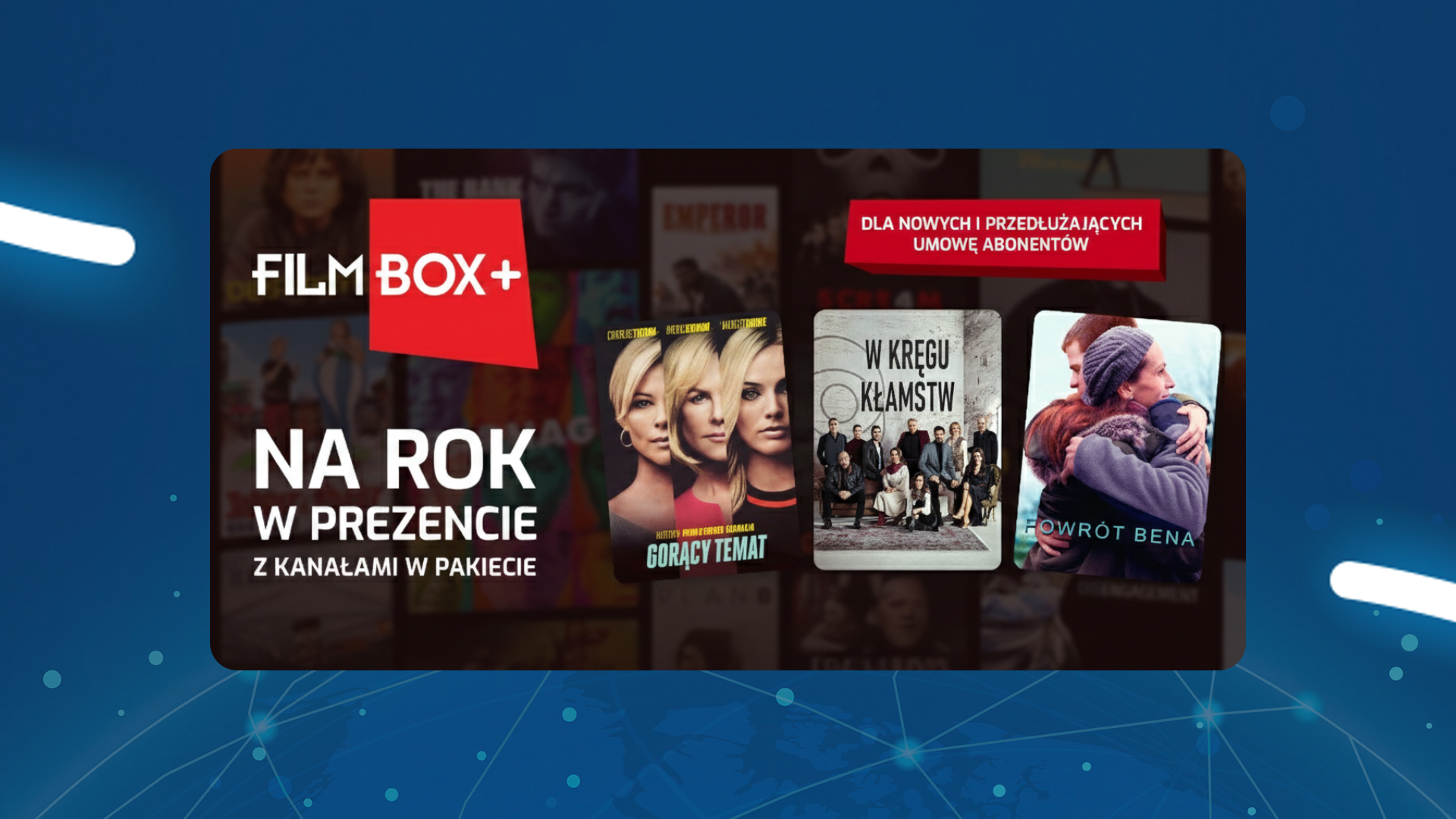 Filmbox+ na rok w prezencie dla nowych i przedłużających umowę