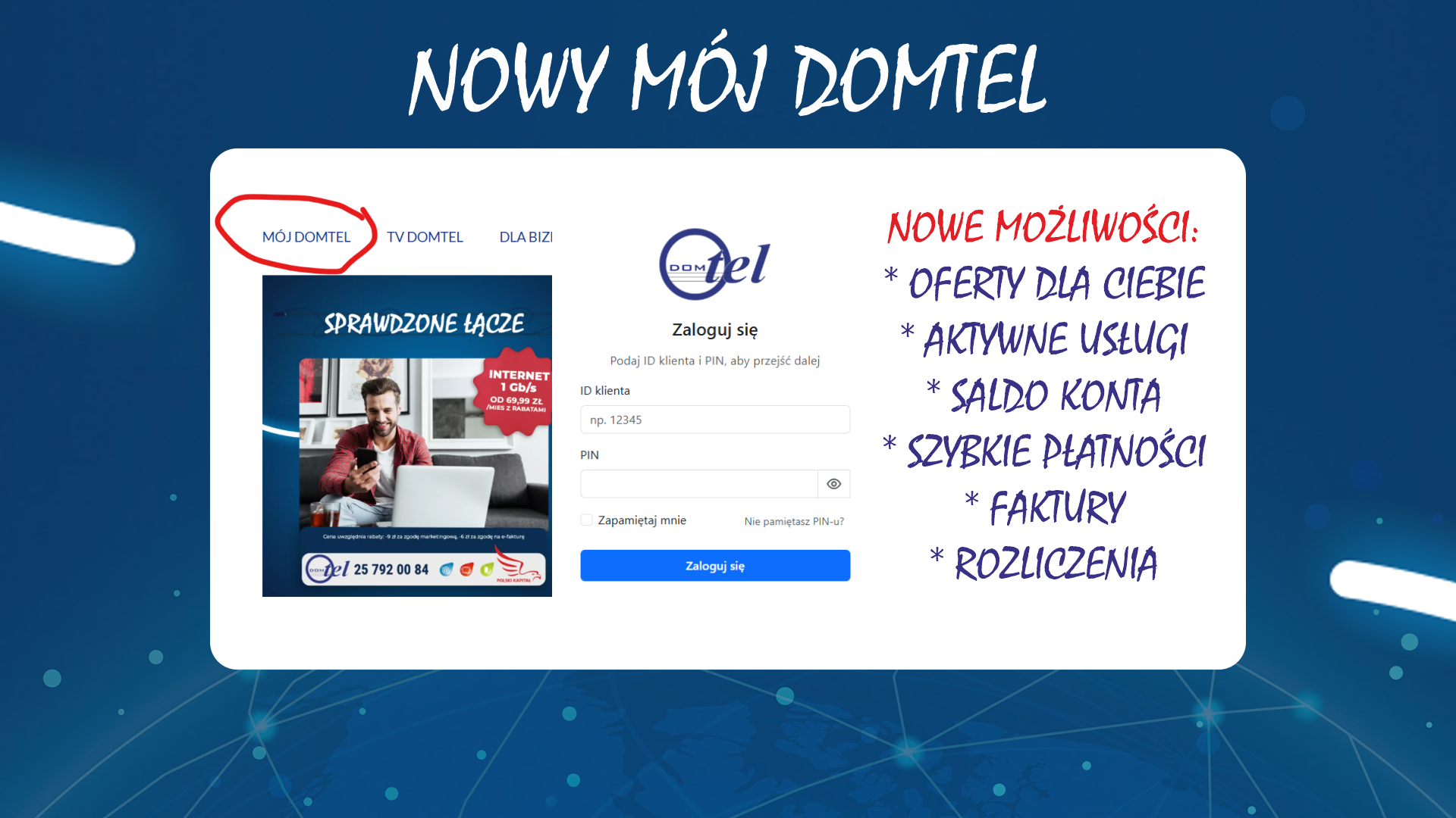 mój domtel